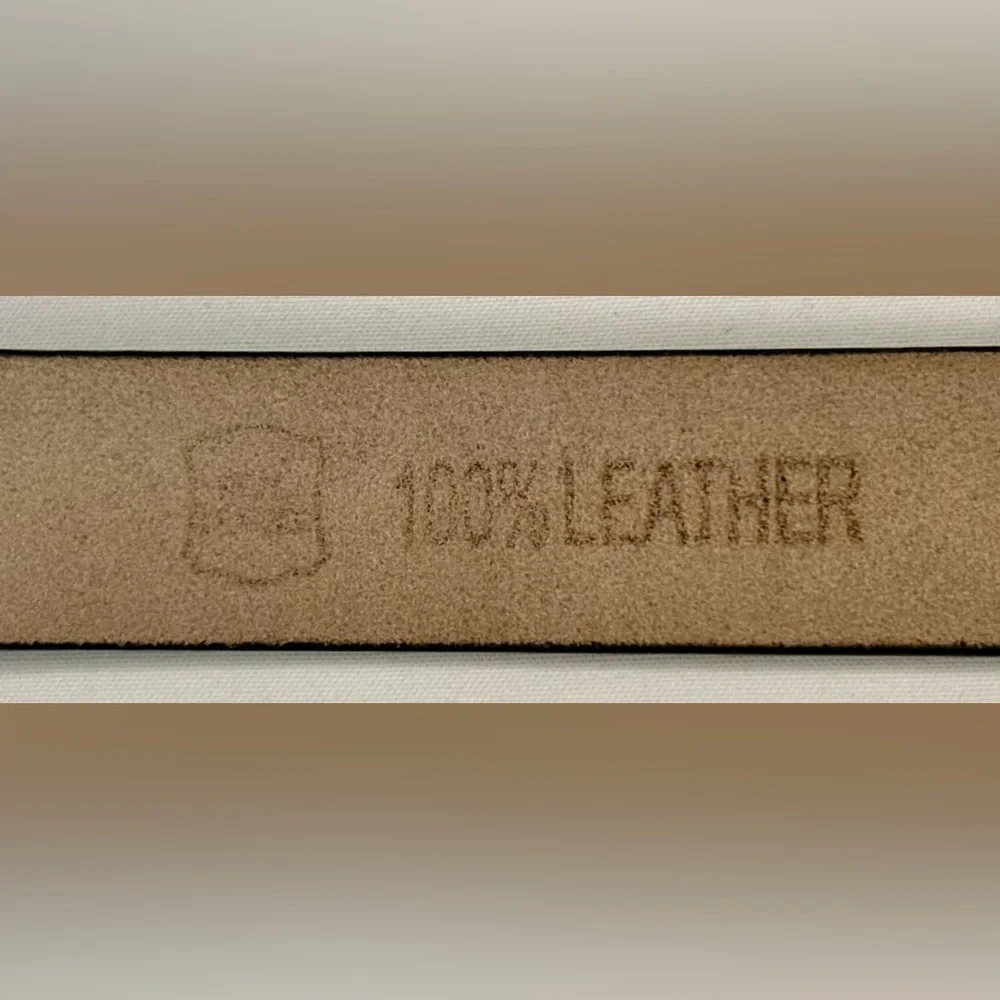 NEW Boutique Genuine Leather Belt, Reddish Brown, Sizes XS-M, XS-L, and L-3X